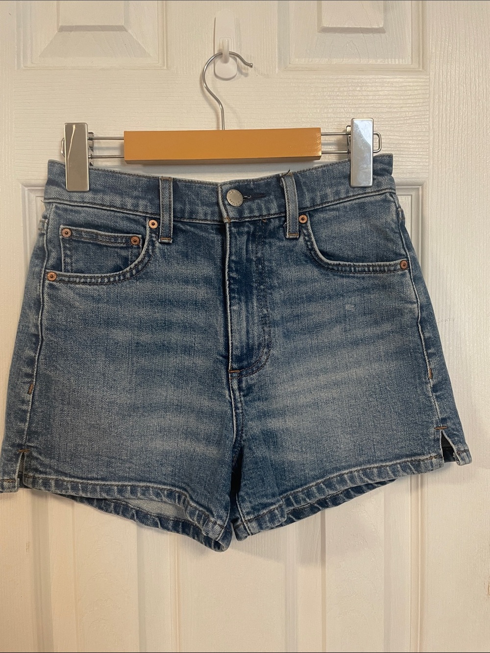 Denim Forum ’80s Arlo Hi-Rise Micro Shorts Size 25
